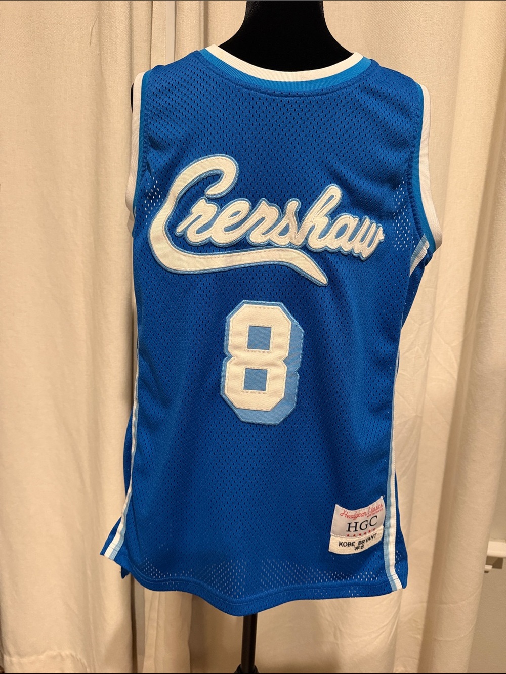 Crenshaw #8 Mesh Basketball Jersey - Blue